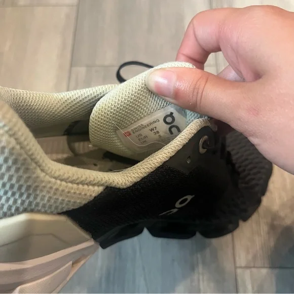 Black and White Athletic Sneakers - Picture 5 of 5